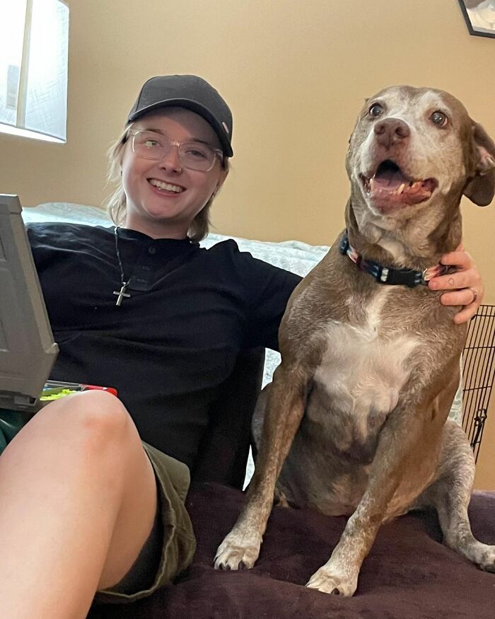Shelter Dog Was Overlooked For Almost A Decade Until She Found Her Person Shelter Dog Was Overlooked For Almost A Decade Until She Found Her Person