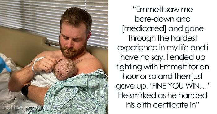 Dad Chooses Baby’s Name Saying It’s Meaningful To Him, Mom Can’t Bring Herself To Say It Out Loud