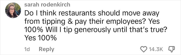 “Brilliant Response”: Waitress Praised For Defending Herself From Non-Tippers “Brilliant Response”: Waitress Praised For Defending Herself From Non-Tippers