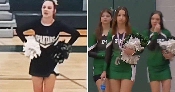 School Called Out For Double Standards After Cheerleader Is Told To Cover Up