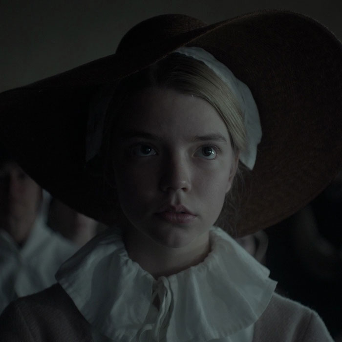 Woman looking from the movie The Witch