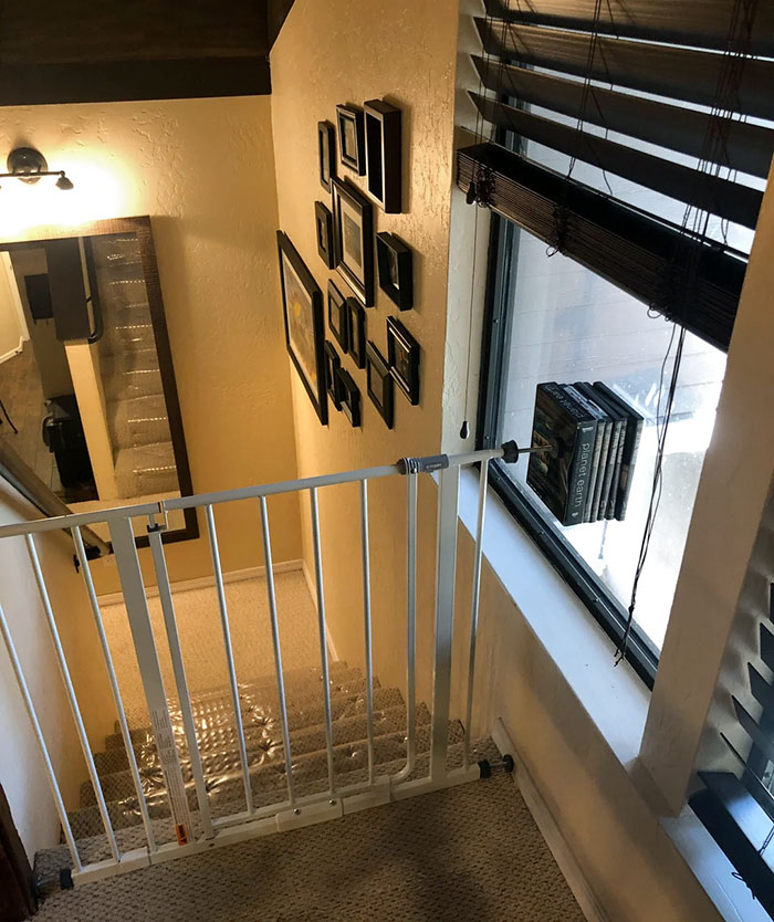 My Airbnb Assured Me They Have A "Very Safe" Baby Gate