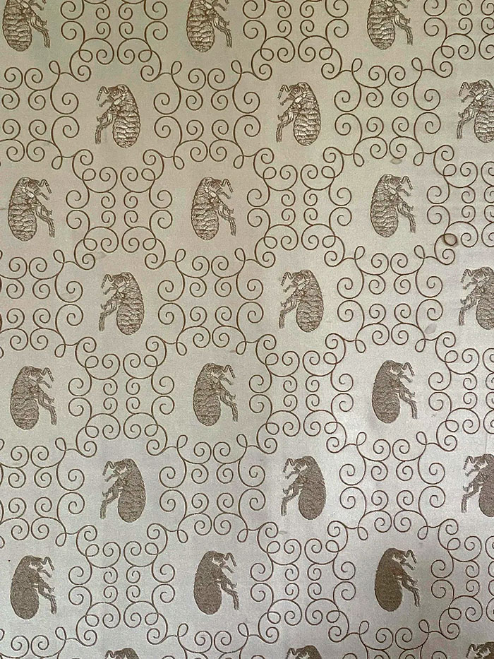 I Stayed At A Hotel With Giant Fleas On The Wallpaper