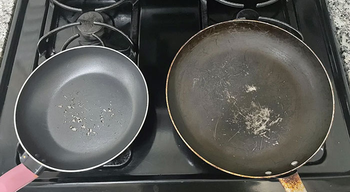 I Have Never Once Stayed At An Airbnb And Found Non-Stick Pans That Don't Look Like They've Been Sandblasted