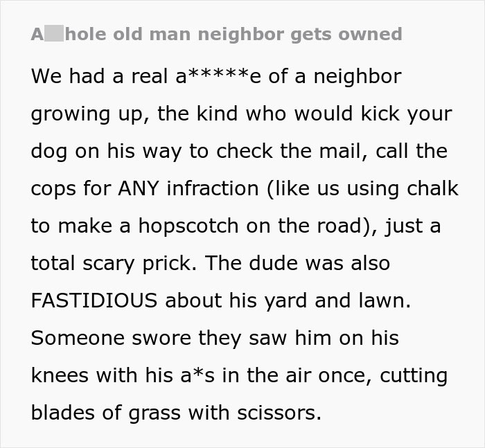 Controlling And Rude Neighbor Wakes Up To A Surprise After Teenager Gets Revenge Controlling And Rude Neighbor Wakes Up To A Surprise After Teenager Gets Revenge