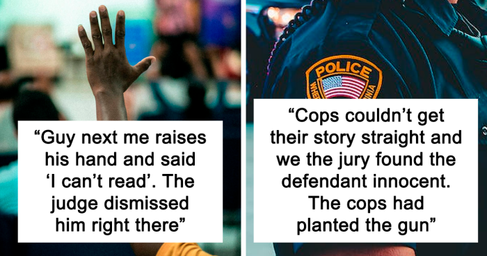 36 People Who Have Had Jury Duty Share Their Wildest Stories From Trials