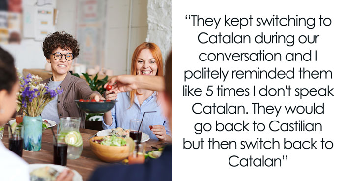 Woman’s Family Keeps Responding To Her BF In A Language That He Doesn’t Understand, He Leaves Dinner