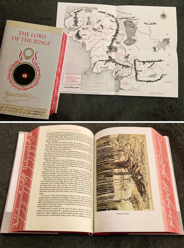 Indulge In Tolkien's World With This Illustrated Lord Of The Rings Edition - A Treasure For Any True Fan