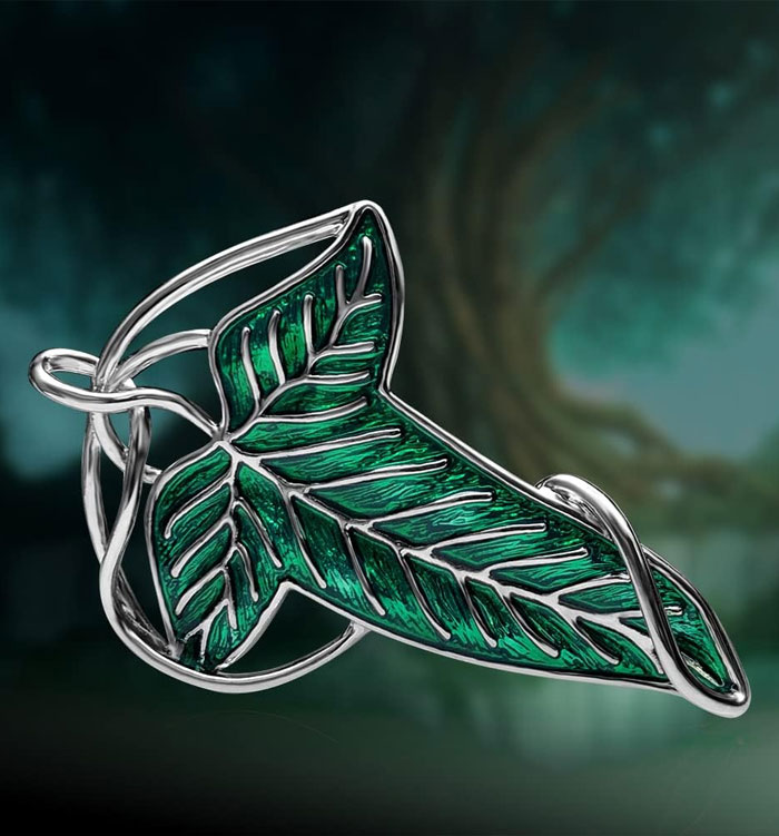 Become A Member Of The Fellowship With This Elegant Elven Leaf Brooch, A Must-Have For Any Devoted Lord Of The Rings Fan