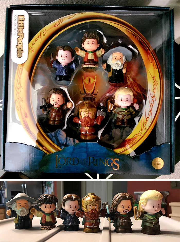 Collect These Pint-Sized Versions Of Your Favorite LOTR Characters, Housed In An Enchanting Middle Earth-Themed Gift Package