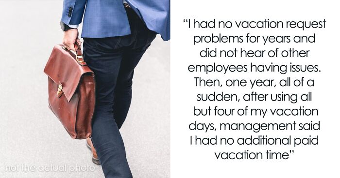 “Four Paid Unused Vacation Days Will Cost You Thousands”: Worker Complies With A Made-Up Rule