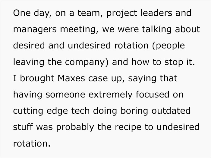 Team Lead Gets Told He's Bad At Motivating, So He Encourages Their Star Employee To Quit Team Lead Gets Told He's Bad At Motivating, So He Encourages Their Star Employee To Quit