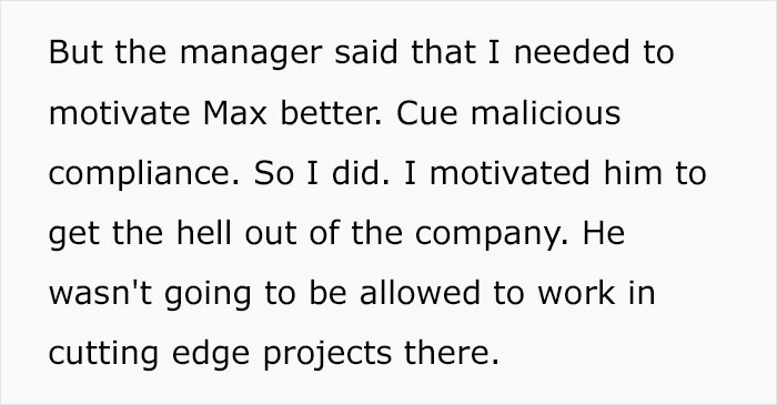 Team Lead Gets Told He's Bad At Motivating, So He Encourages Their Star Employee To Quit Team Lead Gets Told He's Bad At Motivating, So He Encourages Their Star Employee To Quit