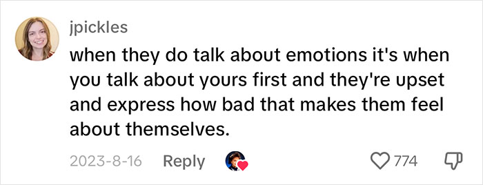 Woman Shares How Ladies Have To Carry The Emotional Burden Of Men Not Expressing Their Feelings