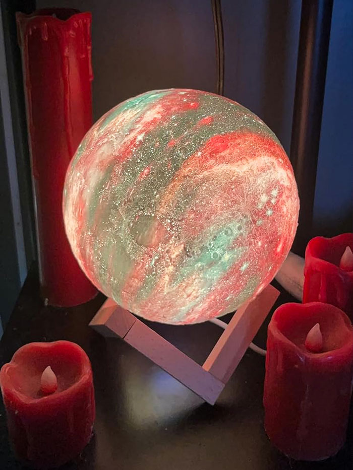 Moon Galaxy Lamp for Room Ambiance That's Out Of This World! For Some Intergalactic Mood Lighting…just Touch!