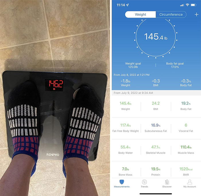  The RENPHO Smart Scale, Your Ultimate Weight Journey Companion - Tracks Body Measurements And Syncs With Fitness Apps To Keep Your Health Goals In Check