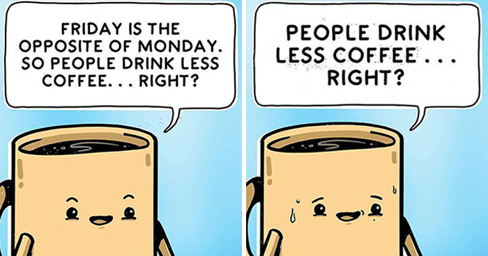 If You Love Coffee, You Might Like My Comic Series Featuring Funny Beverage Characters (30 Pics)