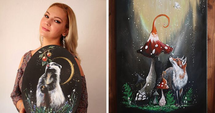 I Am An Artist Who Created 20 Paintings Featuring Fantasy Worlds (20 Pics)