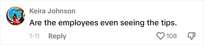 Woman Doesn’t Get Why She Has To Tip At The Checkout Of An Online Store Woman Doesn’t Get Why She Has To Tip At The Checkout Of An Online Store