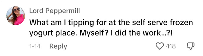 Woman Doesn’t Get Why She Has To Tip At The Checkout Of An Online Store Woman Doesn’t Get Why She Has To Tip At The Checkout Of An Online Store