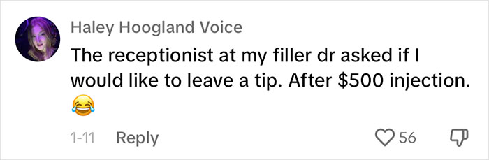 Woman Doesn’t Get Why She Has To Tip At The Checkout Of An Online Store Woman Doesn’t Get Why She Has To Tip At The Checkout Of An Online Store