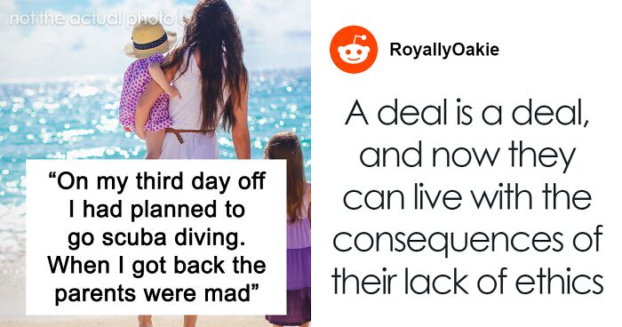 Teen Gets Couple Banned From Local Babysitters After They Reneged On An Agreement They Had Made