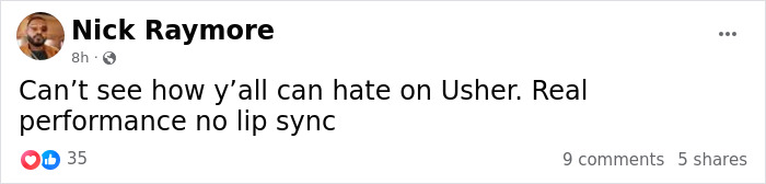 Usher’s Super Bowl Halftime Show Didn’t Exactly Go As Planned, Sparking Hilarious Memes Online Usher’s Super Bowl Halftime Show Didn’t Exactly Go As Planned, Sparking Hilarious Memes Online