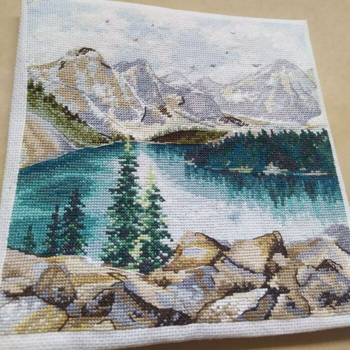 I Created This Finished Cross-Stitch To Enhance Your Home Decor (8 Pics)