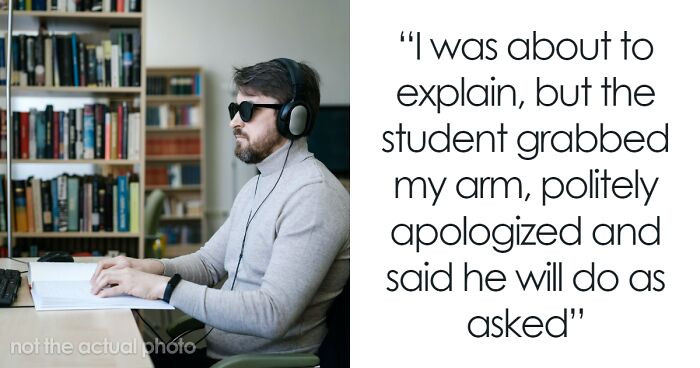 Professor Demands Blind Student To Give An Interpretation Of An Image, They Maliciously Comply