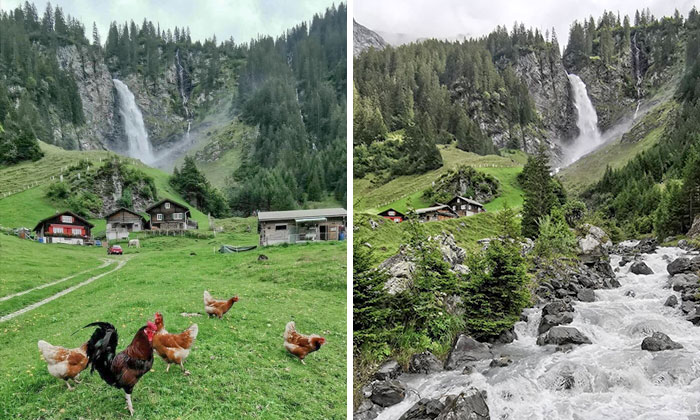 A Normal Day In The Countryside Of Switzerland