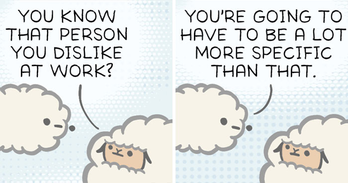 Comics With Slightly Dark Themes: My 30 New Comics From My “Sheep And Cloud” Series