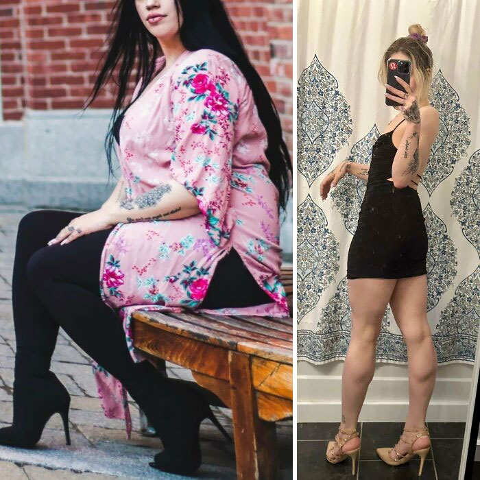 225 Lbs To 130 Lbs. Never Thought I’d Feel This Good In A "Little Black Dress". I Am 5’6” For Reference