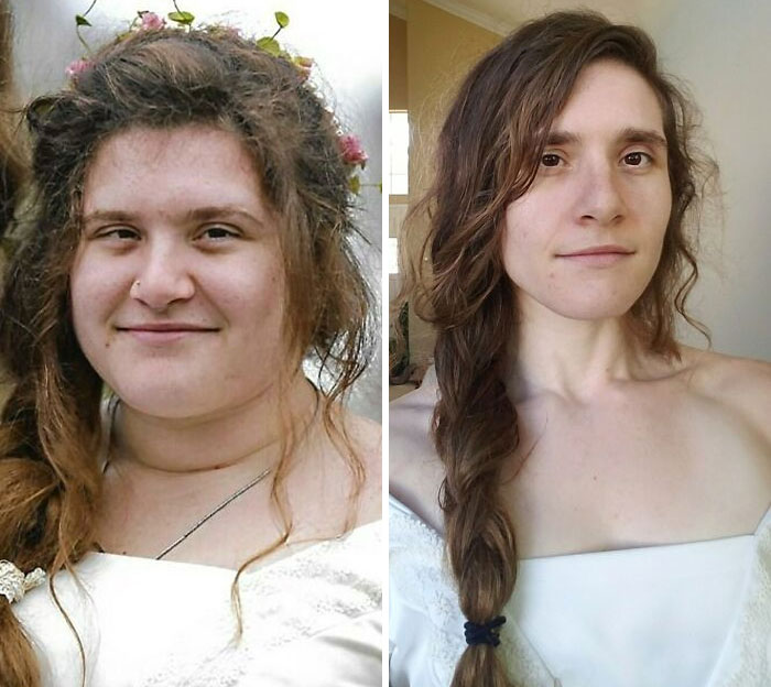 When I Got Married I Realized I Needed To Make A Change Towards A Better Future. Almost 2 Years Later I Am Finally At My Goal Weight. From 200 To 120 Lbs. CICO/Gym
