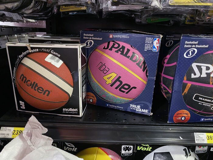 I Found This At A Walmart, Because Girls Need Special Basketballs