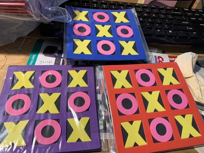  Tic-Tac-Toe Bulk Pack For Kids – Travel-Friendly, Perfect Size For Party Favors, Guaranteed Fun & Endless Love This Valentine's Day!