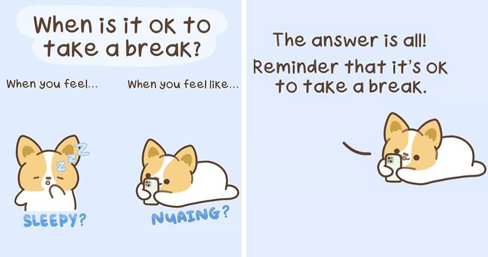 26 Wholesome Comics By Sonia Yeo, Starring A Playful Corgi And Its Furry Companions