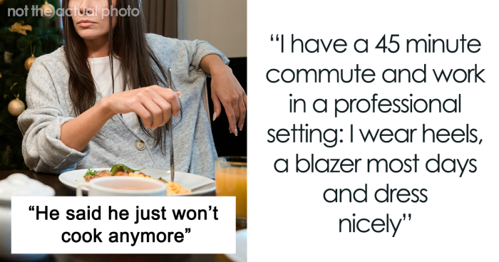 Wife Is Sick And Tired Of Husband Serving Dinner As Soon As She Walks Through The Door