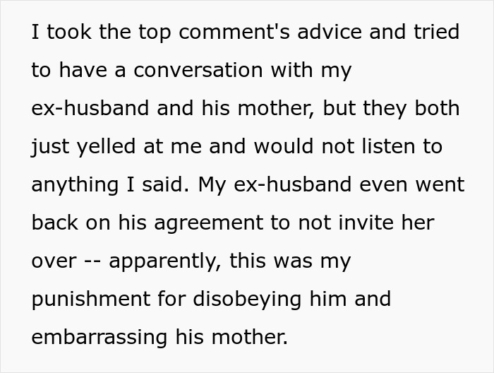 Woman Refuses To Downplay Her Boundary And Leaves MIL In A Parking Lot, Asks If She Was Wrong Woman Refuses To Downplay Her Boundary And Leaves MIL In A Parking Lot, Asks If She Was Wrong