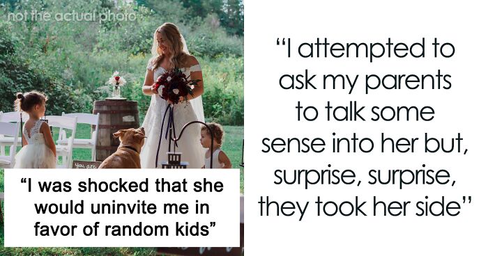 Woman Seeks Support After Being “Uninvited” From Sister’s Wedding, Gets Dragged Instead