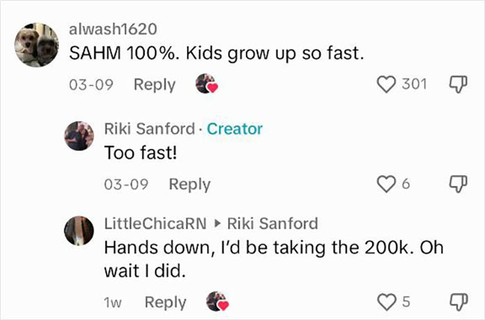 TikToker Asks Women If They Would Rather Make $200K A Year Or Be A SAHM, Starts A Huge Debate Online