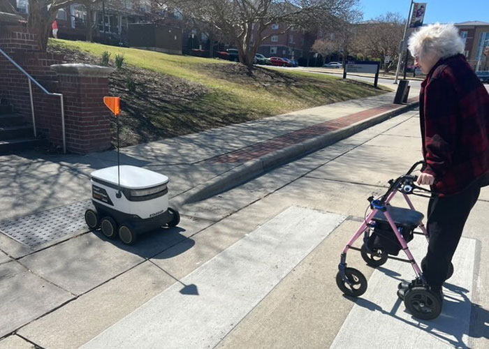 Students Fight Back After College Campus Is “Taken Over” By Delivery Robots