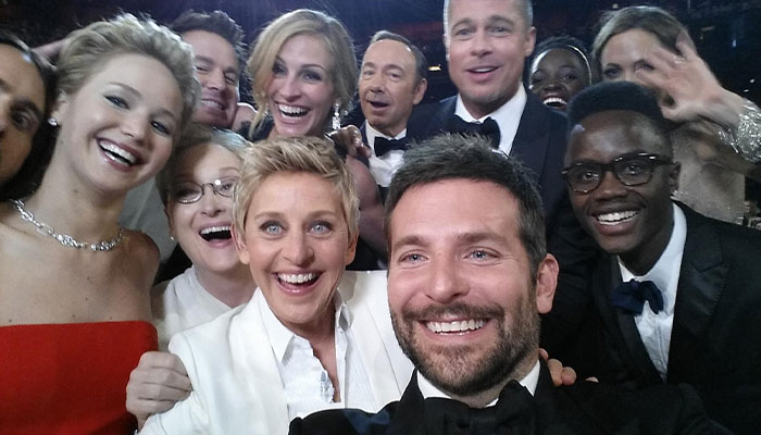 10 Years Later, The Infamous Ellen DeGeneres Oscars Selfie Seems To Have Cursed The Stars In It