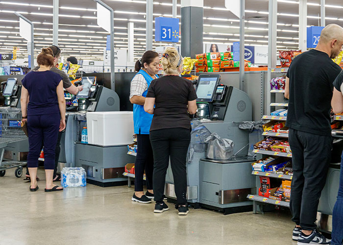 Walmart Shoppers May Soon Have To Pay A Fee To Use Self-Checkout Walmart Shoppers May Soon Have To Pay A Fee To Use Self-Checkout