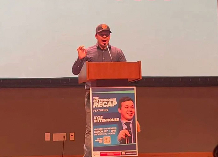 Students Boo Kyle Rittenhouse Off Stage In “Humiliating” TPUSA Event At University Of Memphis