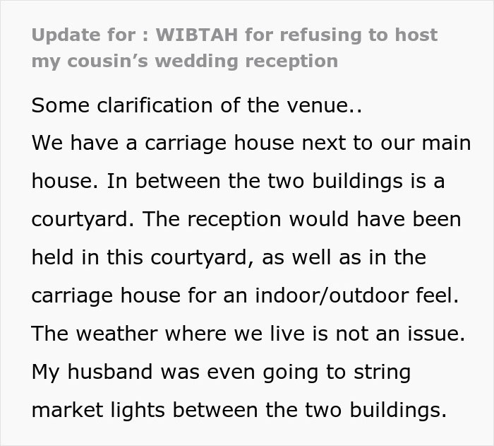 Woman Offers To Host Cousin’s Wedding, Changes Her Mind After Bridezilla Shows Her True Colors
