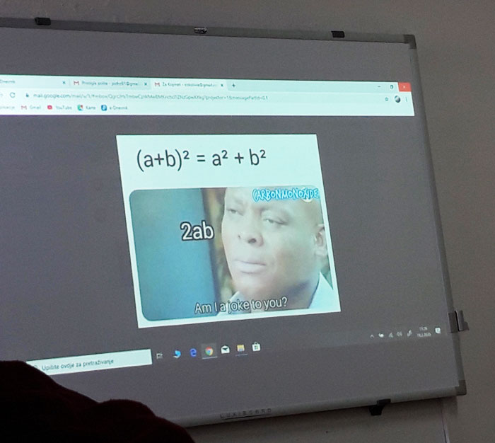 My Math Teacher Decided To Make A Meme
