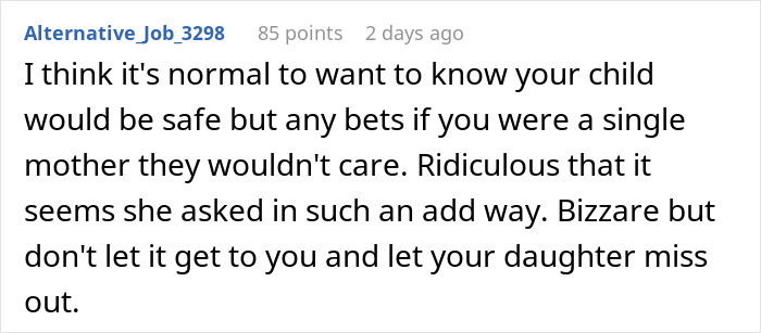 “My Daughter Wants To Have A Sleepover - Her Friend’s Parents Want To Do A Full Inspection” “My Daughter Wants To Have A Sleepover - Her Friend’s Parents Want To Do A Full Inspection”