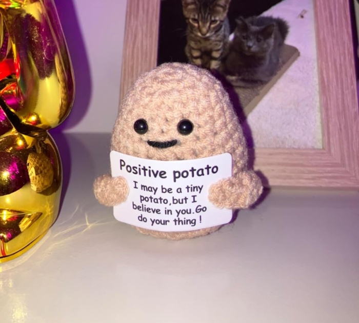 You’re A-Peeling!: A Cute And Creative Crochet Potato With A Card