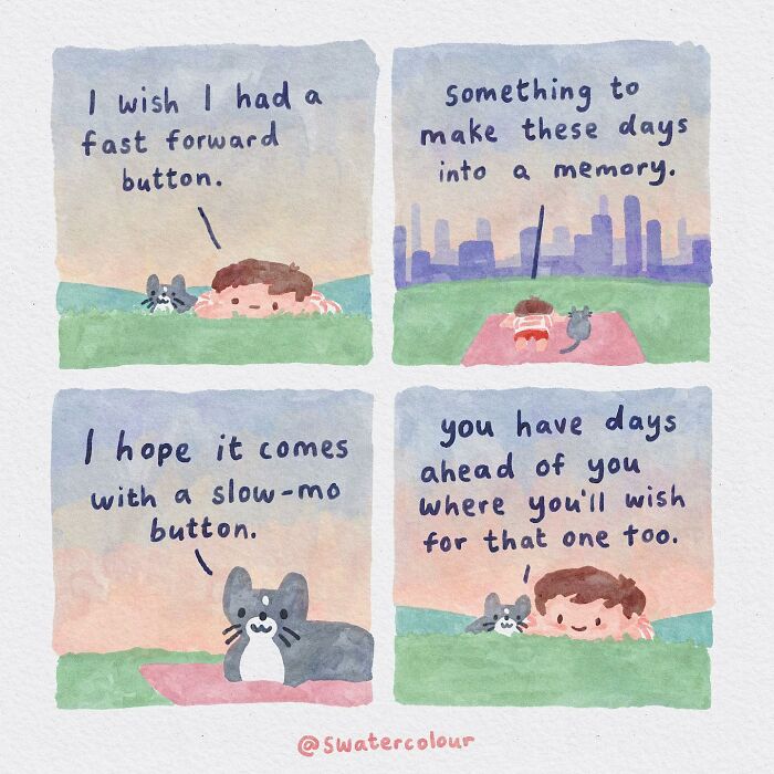 Artist Helps Calm Anxious Minds With The Comforting Cat Comics (38 New Pics)
