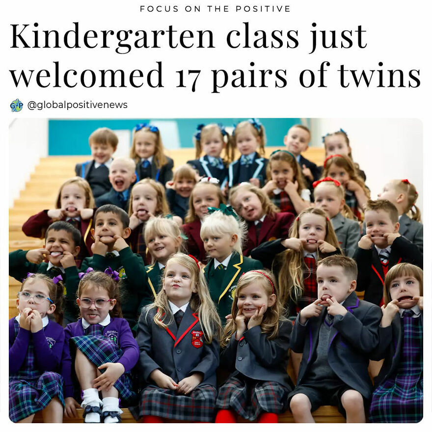 On October 9th Of This Year, The Colonial School District In Pa Welcomed 17 Sets Of Twins On Their First Day Of Kindergarten